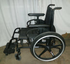 SUNRISE QUICKIE QX MANUAL 17" SEAT WIDTH WHEELCHAIR VERY GOOD CONDITION