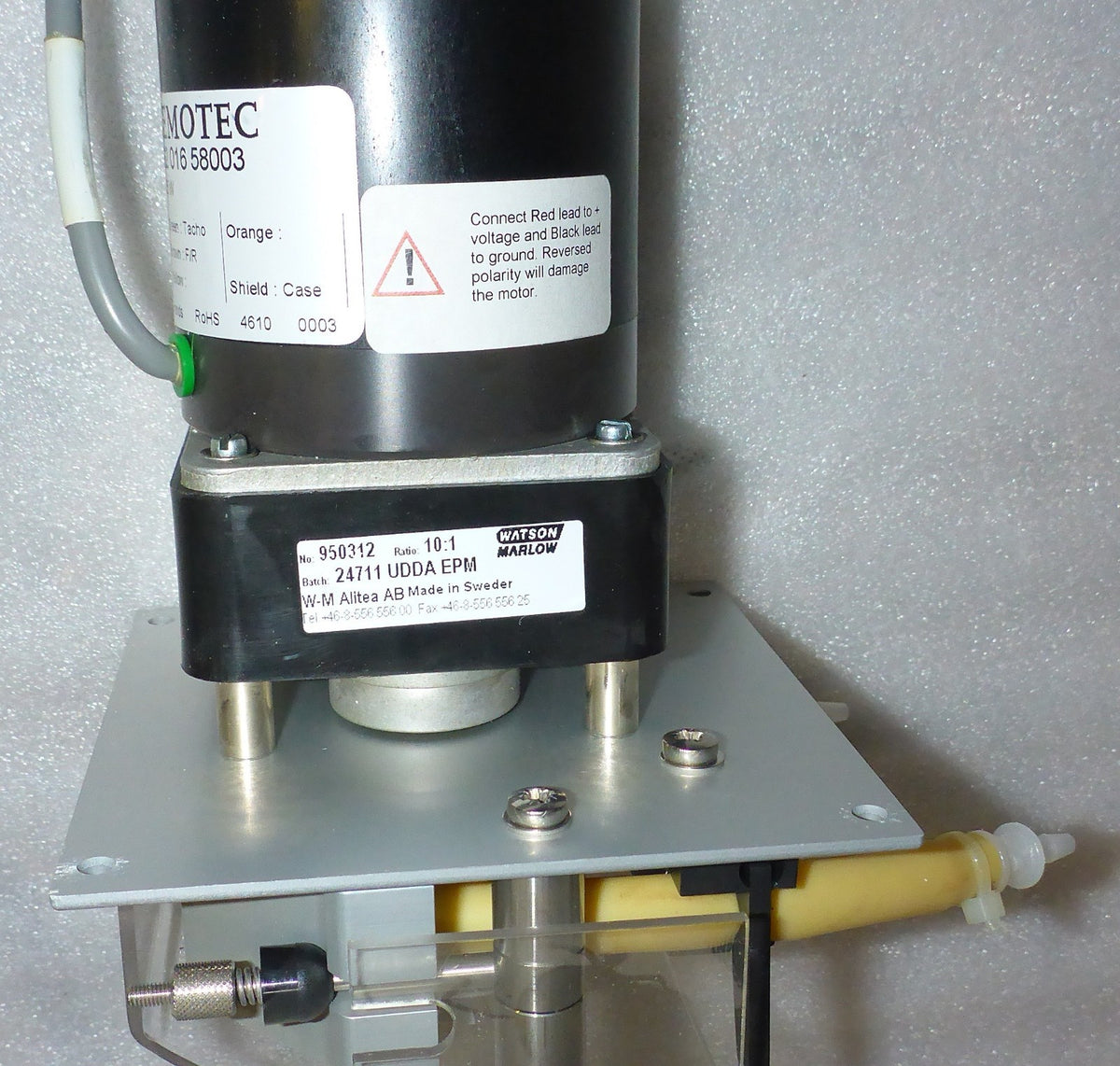 WATSON MARLOW 950312 PREMOTEC PERISTATEC PUMP AND PARTS AS PHOTO