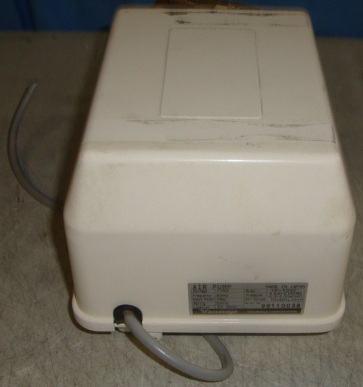 Thomas YASUNAGA JAPAN MADE AIR PUMP MODEL YP-70VC