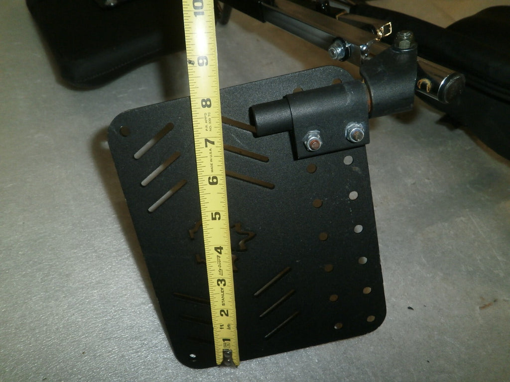 SET OF 2 WHEELCHAIR FOOT RESTS WITH MOUNT PLATES