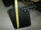 SET OF 2 WHEELCHAIR FOOT RESTS WITH MOUNT PLATES