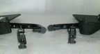 SET OF 2 WHEELCHAIR FOOT REST FRAME NEW CONDITION HEAVY DUTY DIMENSION AS PHOTO