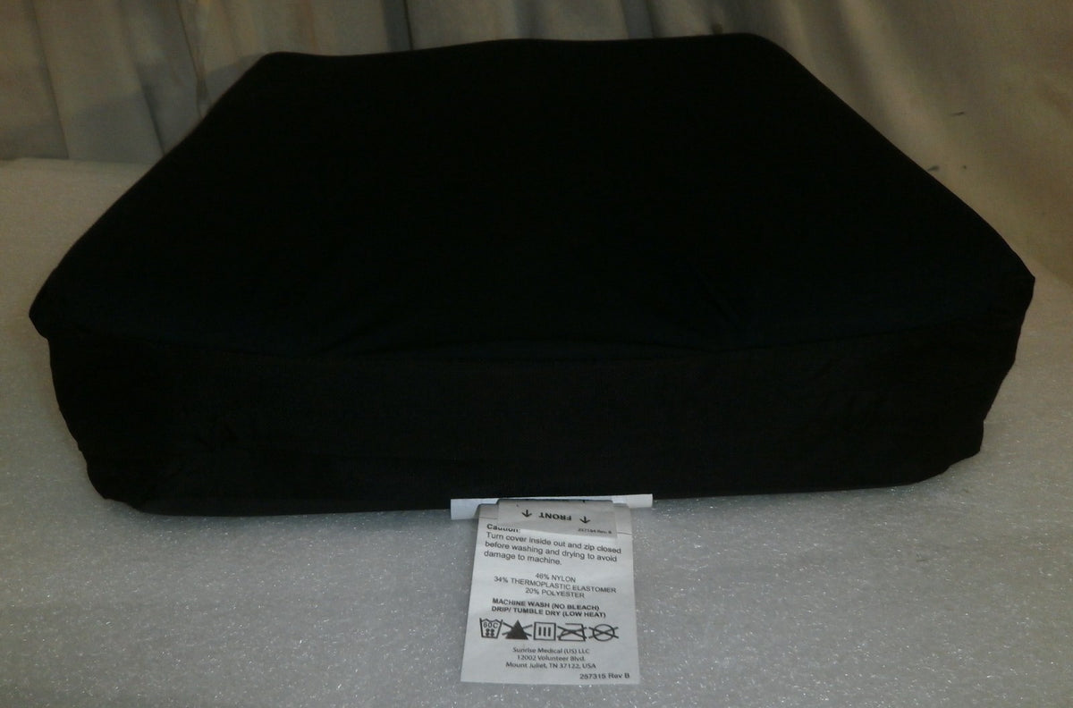 Wheelchair Jay Fushion Cushion Cry Fluid 18x19" w/ Cover Good Condition