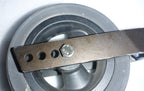 Lot of 2 QUICKIE 6 INCH CASTERS WITH FORKS USED GOOD CONDITION AS PHOTO