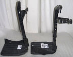 SET OF WHEELCHAIR FOOT REST GOOD CONDITION WITH MOUNT PLATES DIMENSION AS PHOTO