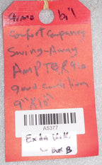 Comfort Company Swing-away cushion AMPTQR910 W/ COVER GOOD CONDITION 9"X 10"
