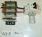 ABB 60A 10kA E212323 Circuit Breaker + BUSS 16021-3 Power Distribution Block