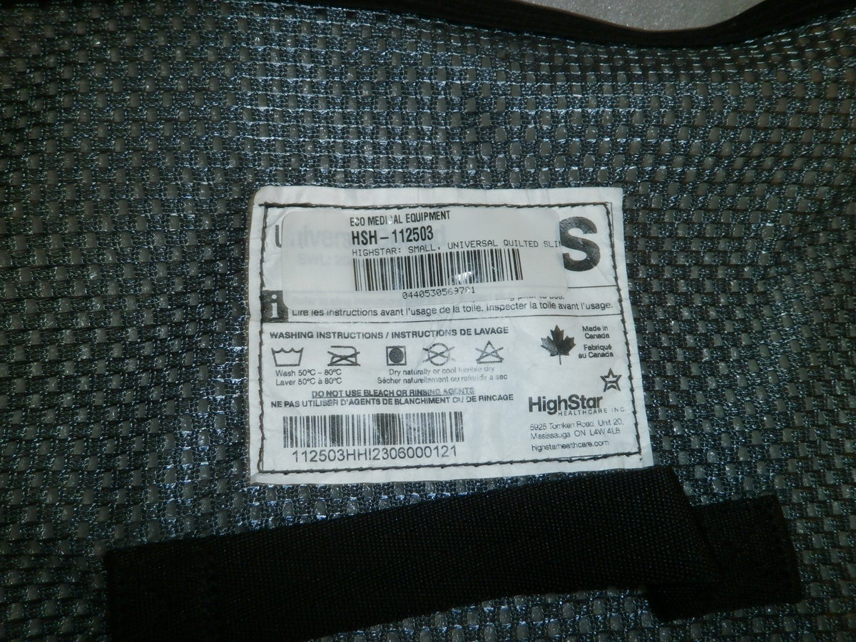 HIGH STAR PATIENT SLING S SIZE HSH-112503 USED GOOD CONDITION