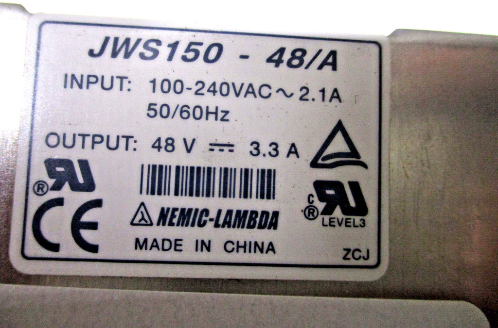 NEMIC-LAMBDA JWS150-48-A AC-DC POWER SUPPLY