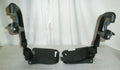 SET OF 2 WHEELCHAIR FOOT RESTS WITH MOUNT PLATES for Invacare Myon