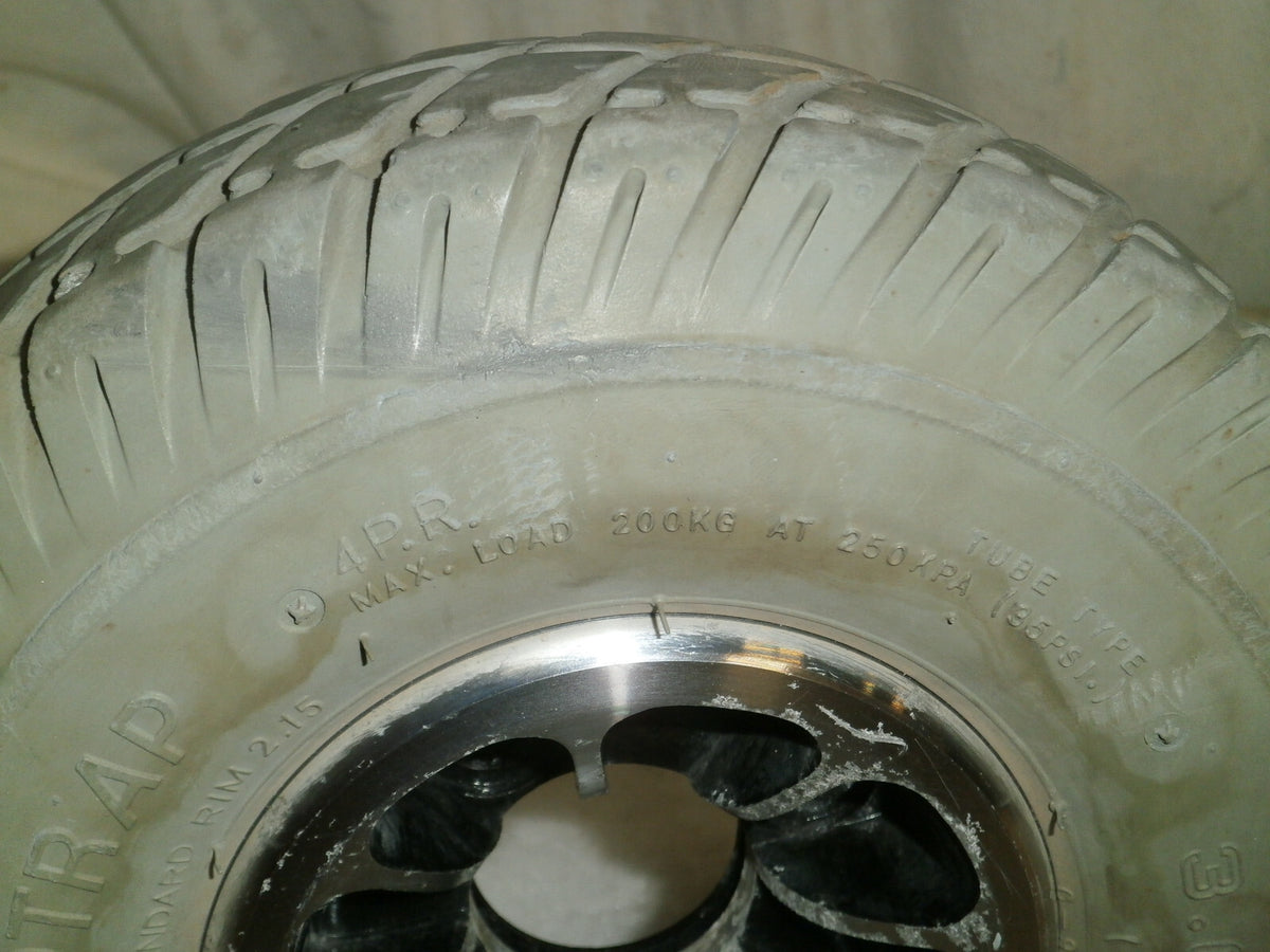 LOT OF 2 3.00-4 Primo Durotrap WHEELS SOLID FROM QUANTUM EDGE 2.0