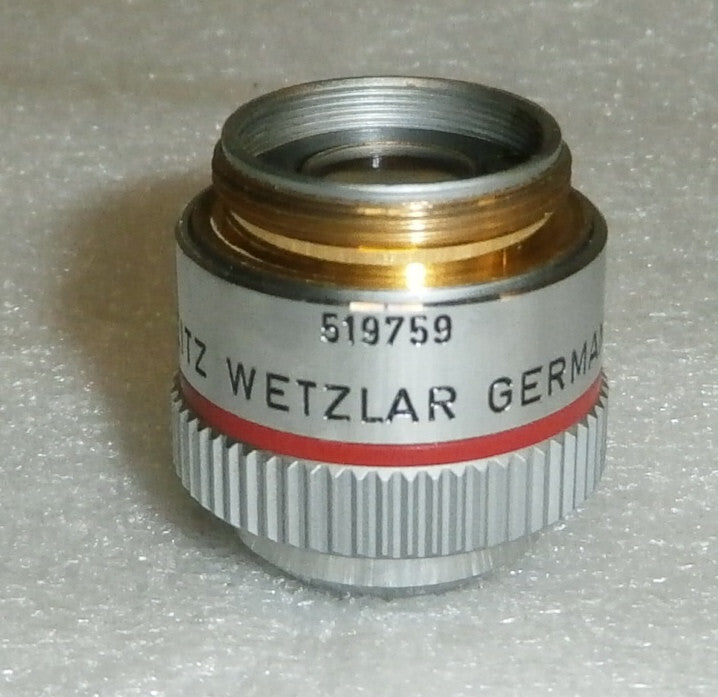Microscope lens Leitz Wetzlar Germany 519759 / 160/- EF 4/0.12