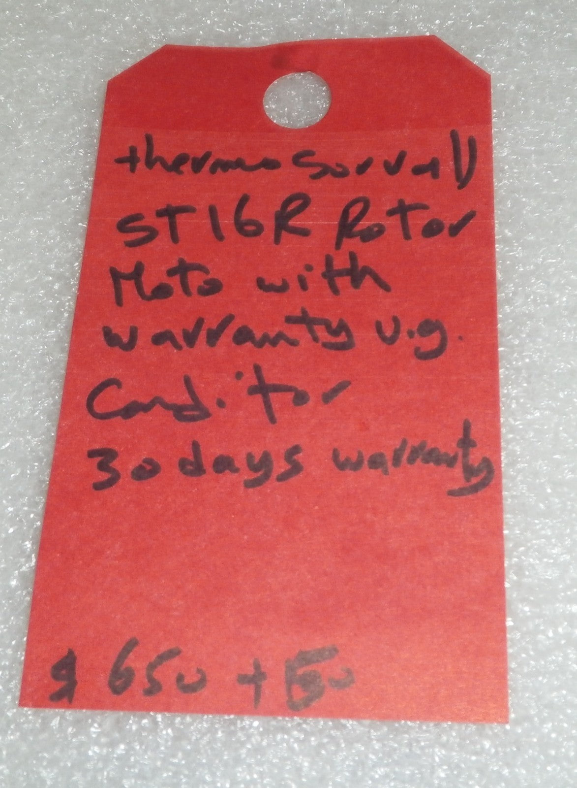 THERMO SORVALL ST16R ST 16R Motor