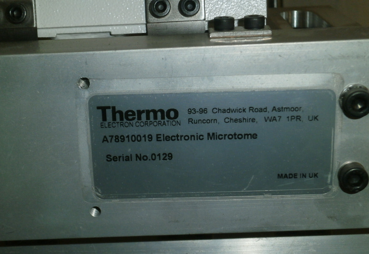A78910019 Electronic Microtome Parts from THERMO FISHER CYROTOME CYROSTAT FE