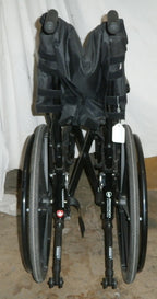 MOTION COMPOSITE MANUAL FOLD WHEELCHAIR 2022 18" SEAT WIDTH, ADJUSTABLE HEIGHT