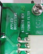 power filter sn 4328078rev b FROM DETECTION SYSTEM API PRISM AB APPLIED BIOSYSTE