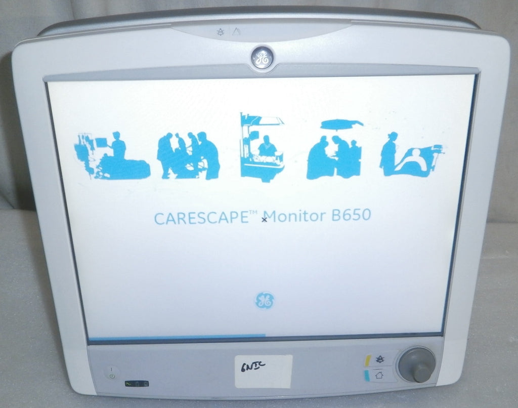 GE Healthcare CARESCAPE B650 Monitor - 6ICU, 6NIC Profiles