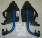 SET OF WHEELCHAIR FOOT REST Good CONDITION WITH MOUNT PLATES