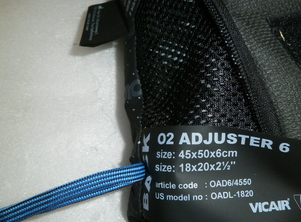 VICAIR WHEELCHAIR CUSHION 18X20X2.5 INCH WITH COVER GOOD CONDITION