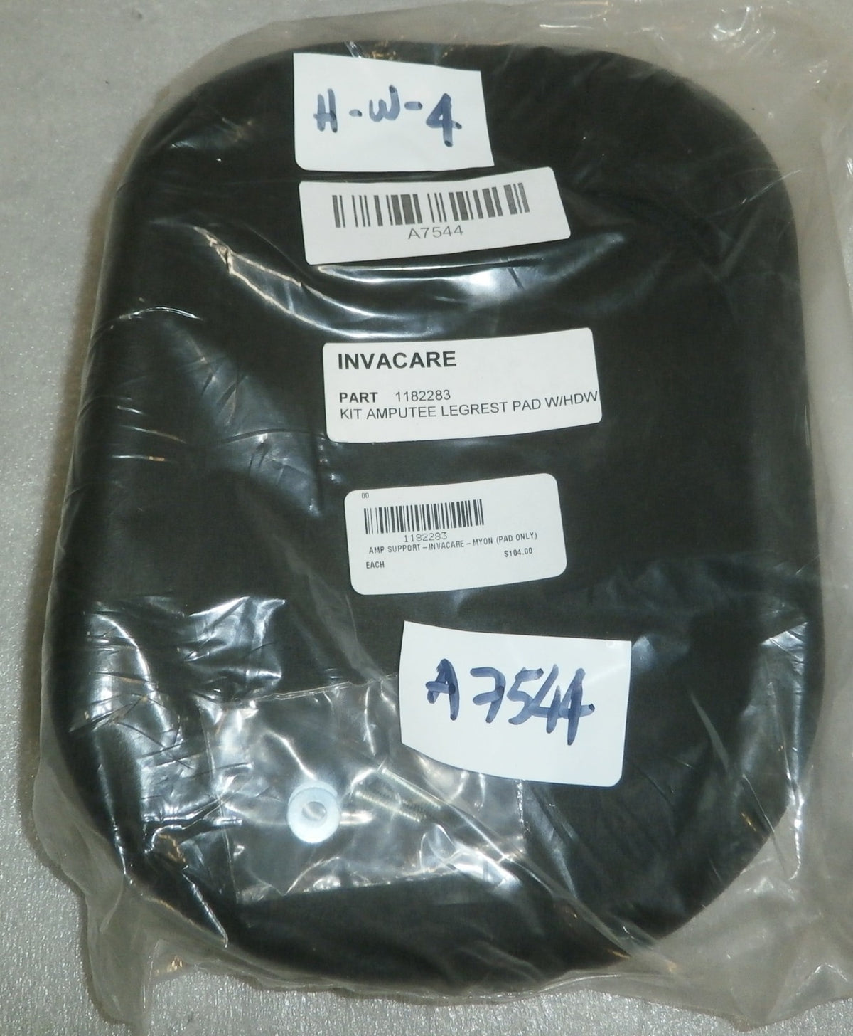 AMP SUPPORT INVACARE MYON PAD KIT 1182283 NEW CONDITION