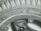 LOT OF 2 QUANTUM QM-710 PRIMO POWERTRAX WHEELS 3.00-8 SOLID VERY GOOD CONDITION