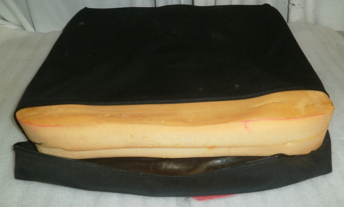Wheelchair Cushion Size 18x16" W/ Cover Fair Condition