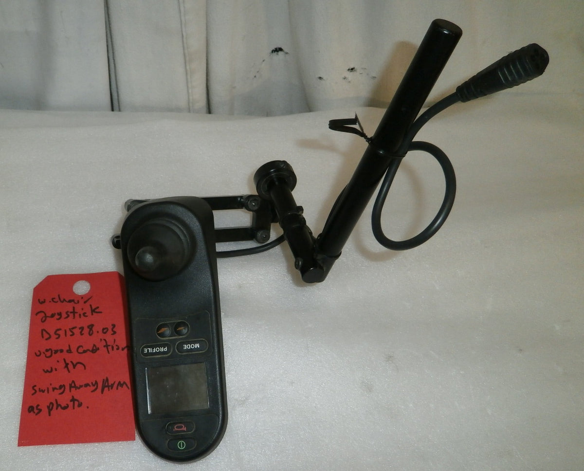 WHEELCHAIR JOYSTICK D51528.03 WITH SWING AWAY ARM GOOD CONDITION