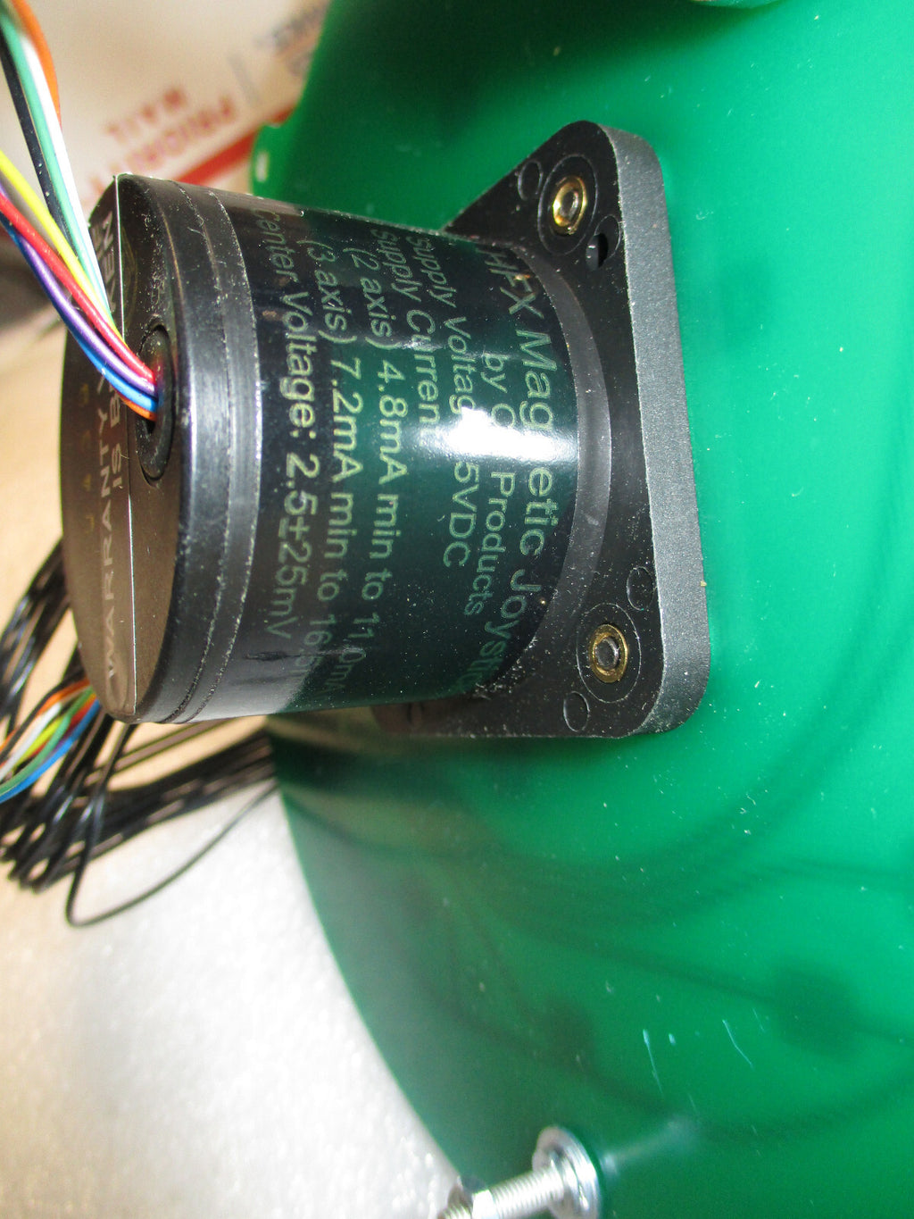 HFX JOYSTICK Supply Volt:5VDC / Center Volt:2.5+-25mV PARTS FROM NIDEK CONFOSCAN