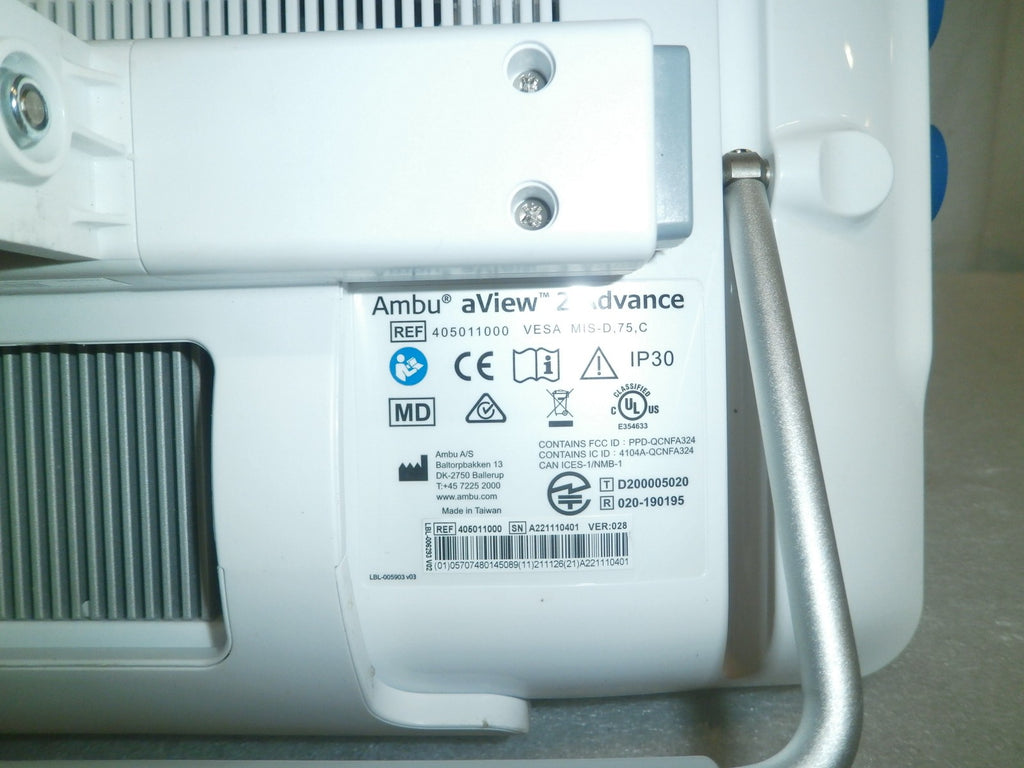 Ambu aView 2 Advance Monitor w/ Power Supply & mount (No Tariffs to USA)