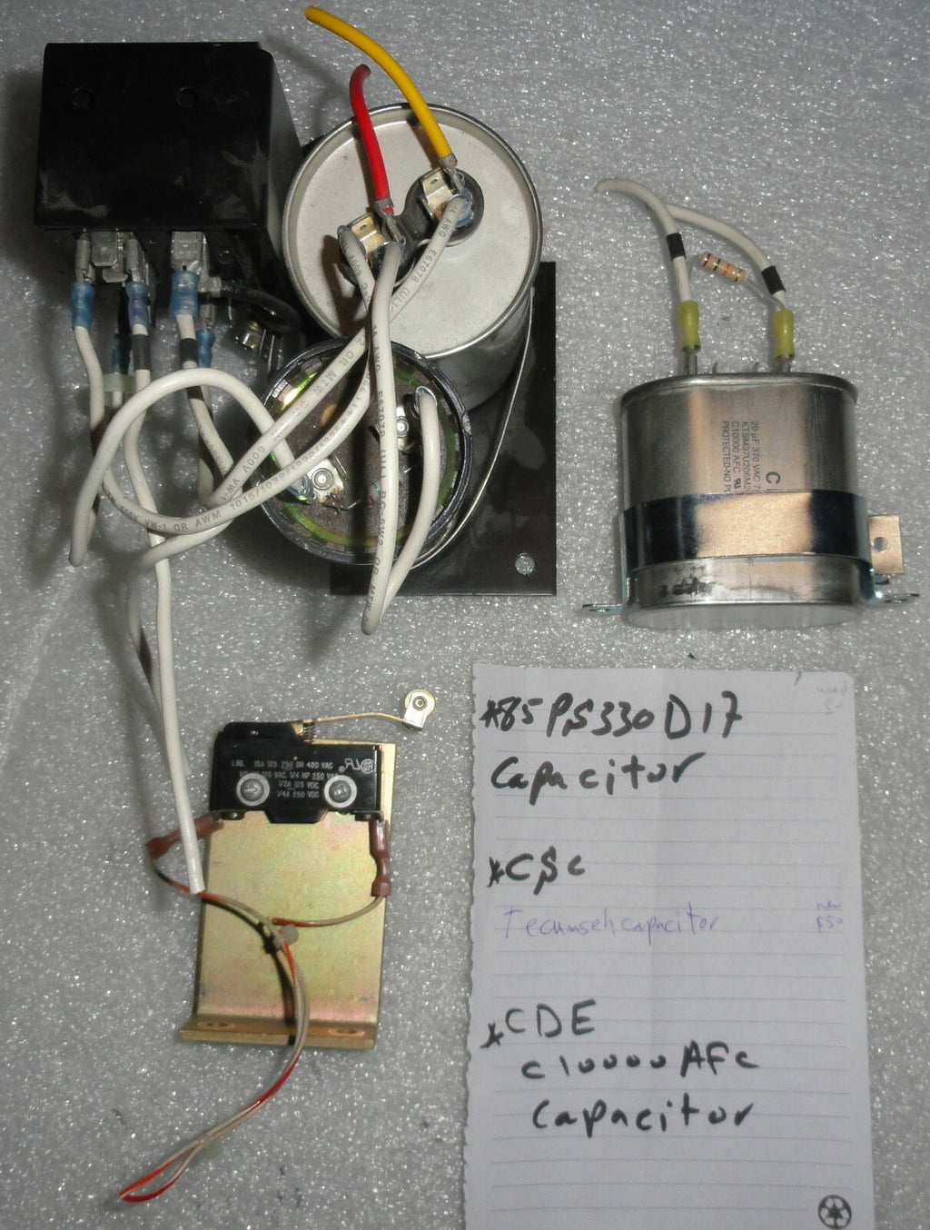 BECKMAN J-6B CENTRIFUGE PARTS