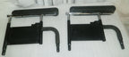 PAIR OF WHEELCHAIR ARM REST LEFT AND RIGHT WITH MOUNTS FOR QUICKIE QM-710