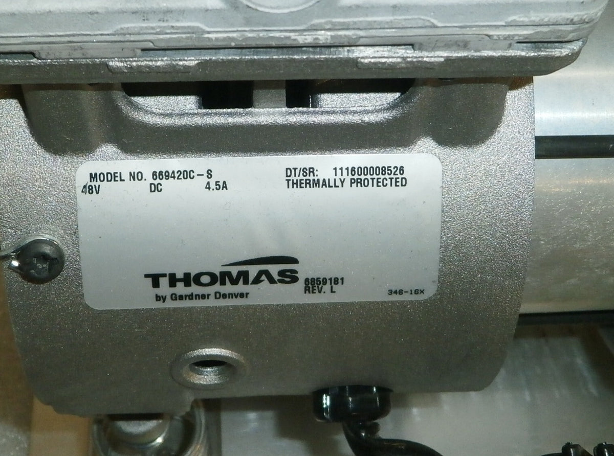 AMETEK PITTMAN 317333 Thomas 669420C Vacuum Pump