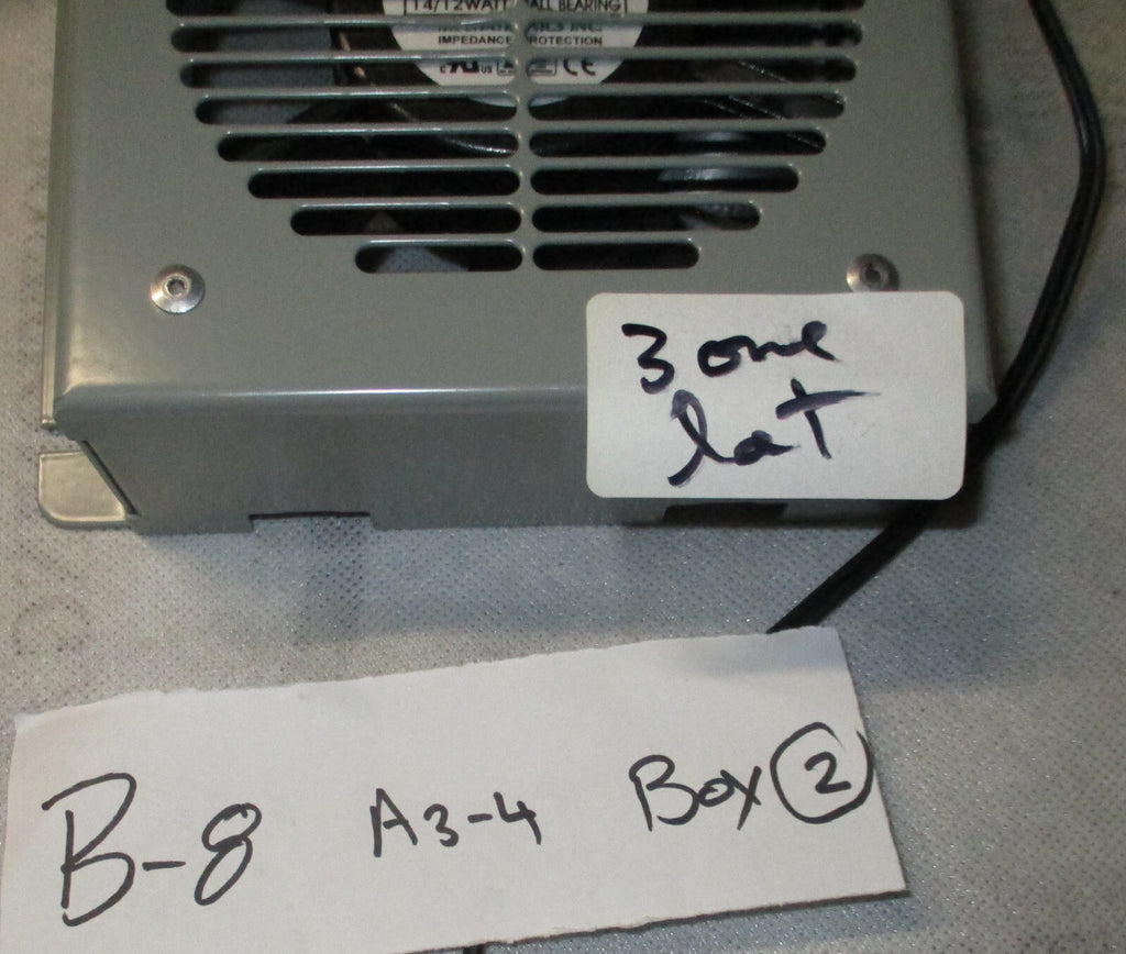 3 OF MECHATRONICS UF12A12 15V 5060HZ 12WATT ALUMINUM FRAME COOLING FAN U3S USED