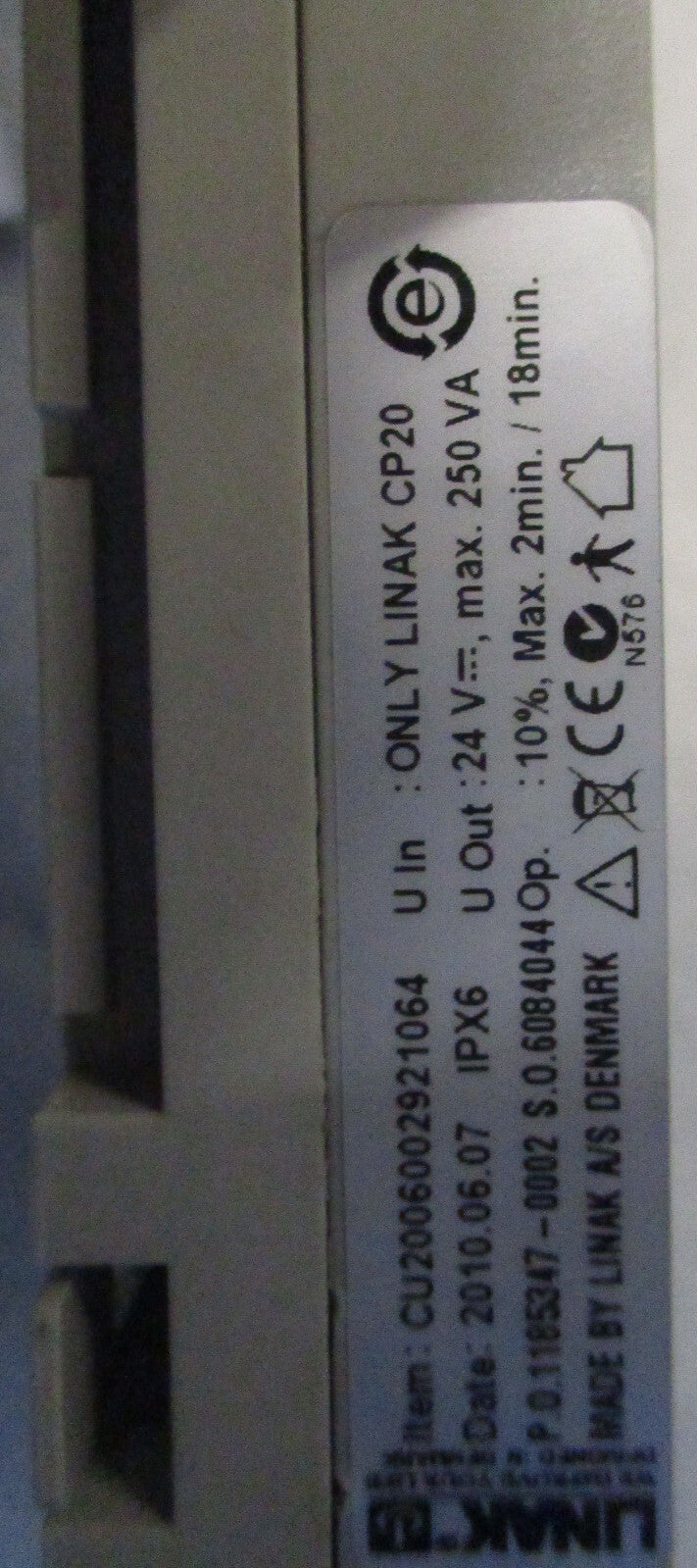 LINAK ACTUATOR CONTROL BOX FROM GETINGE CU2006002921064