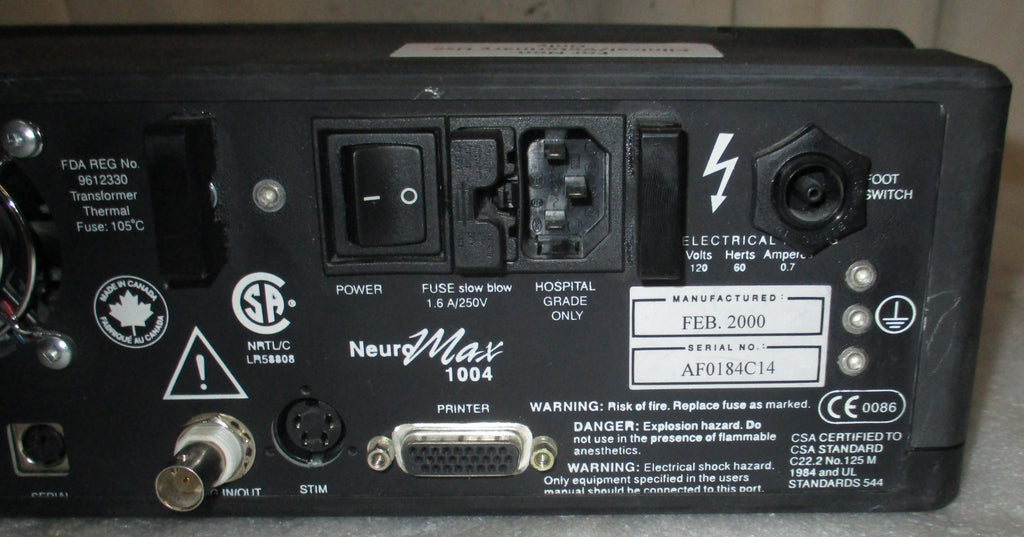 XLTEK NeuroMax 1004 EMG (no head box)