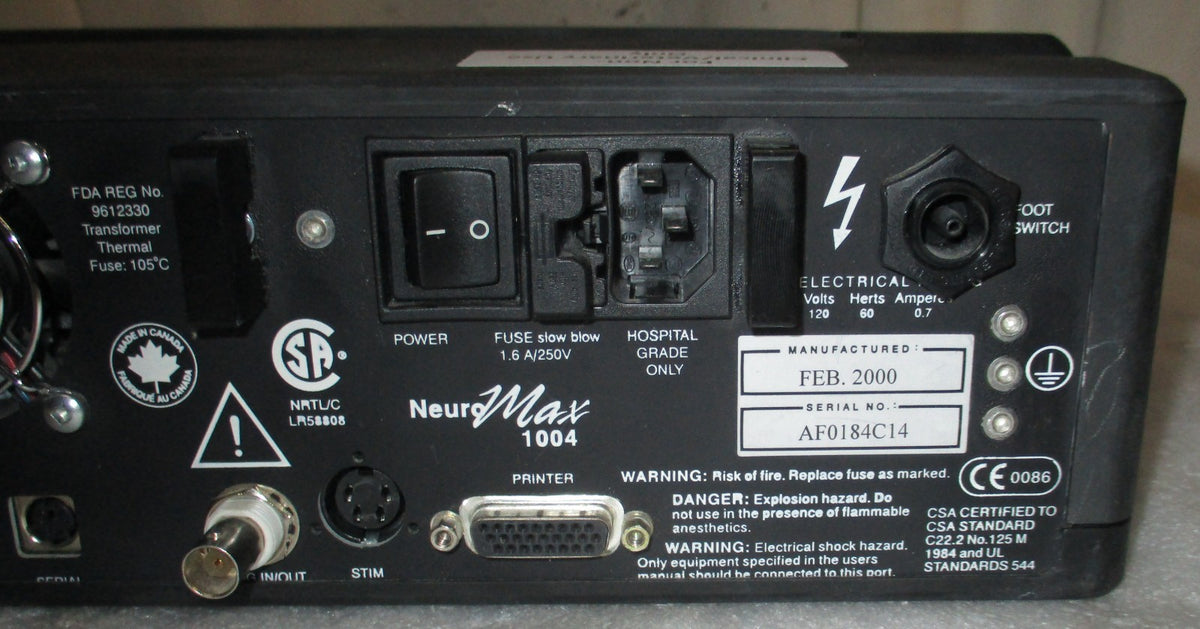 XLTEK NeuroMax 1004 EMG (no head box)