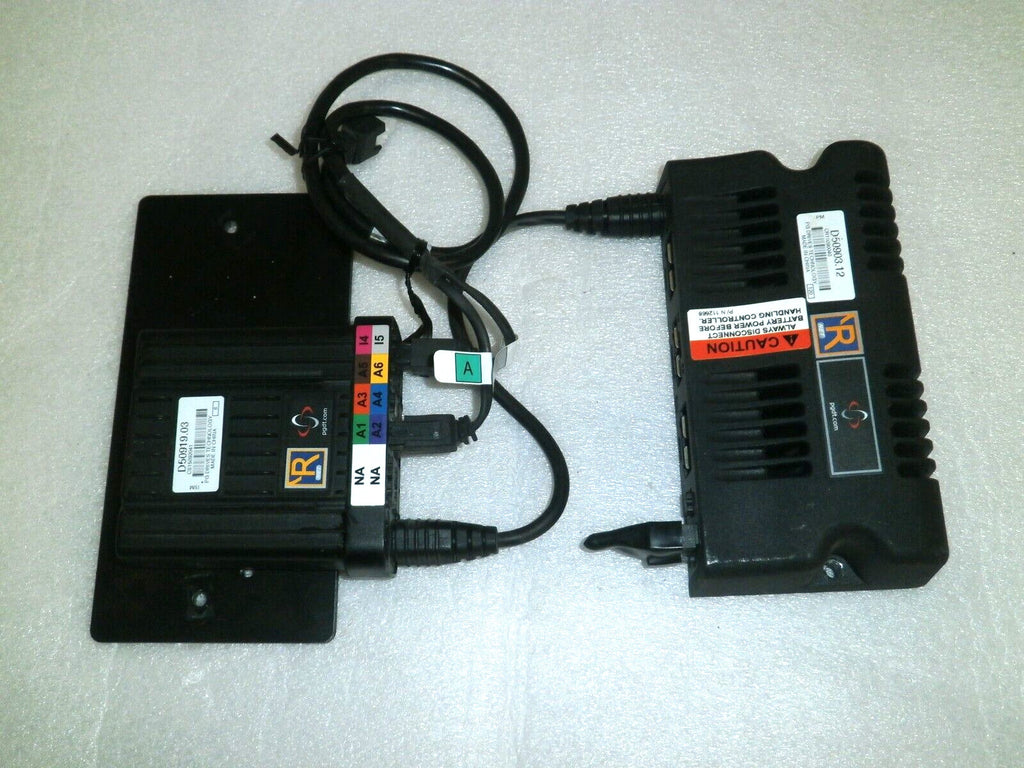 SET OF 2 CONTROL RNET D50919.03 & D50903.12 FROM POWER WHEELCHAIR W/ CABLES