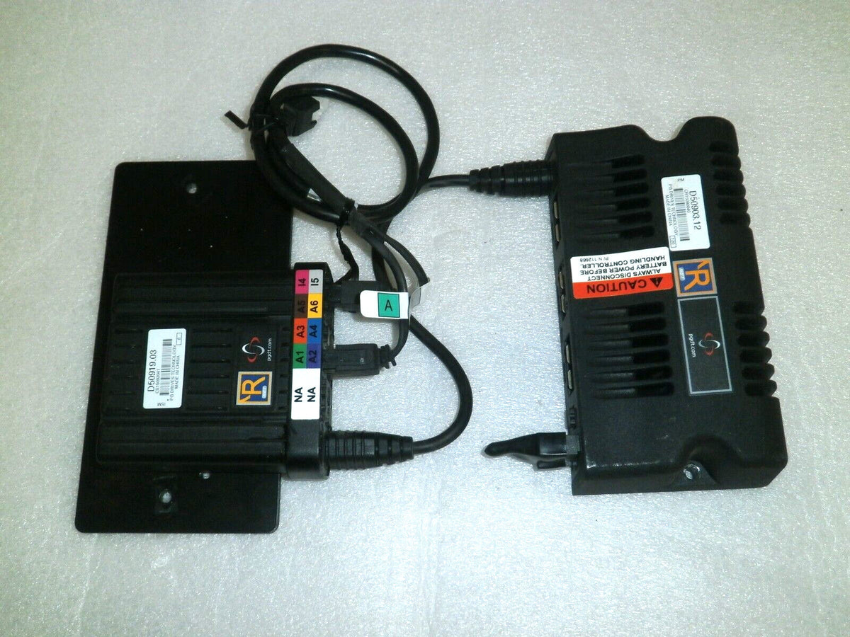 SET OF 2 CONTROL RNET D50919.03 & D50903.12 FROM POWER WHEELCHAIR W/ CABLES