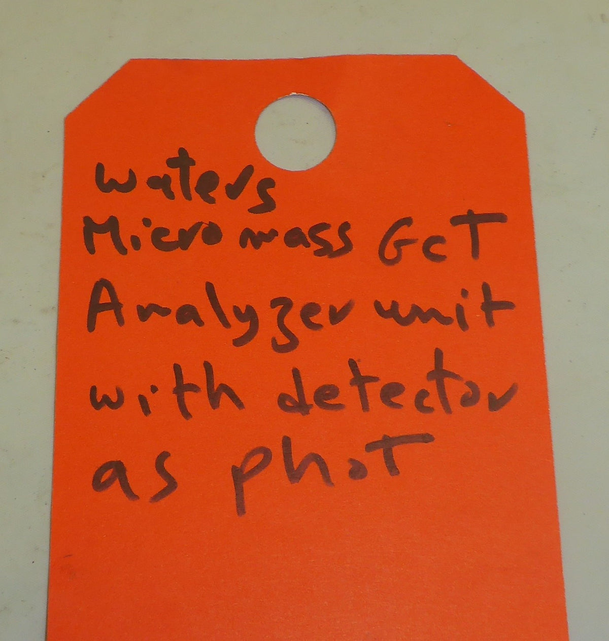 MICROMASS GCT PREMIER WATER ANALYZER UNIT WITH DETECTOR AS PHOTO