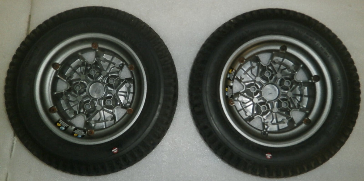 Lot of 2 POWER WHEELCHAIR WHEELS PRIMO QUANTUM EDGE 2.0 POWERTRAX 3.00-8