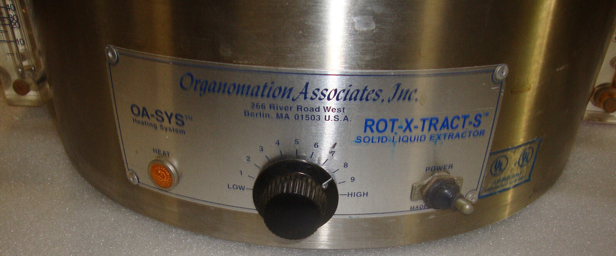 ROT-X-TRACT-S SOLID LIQUIED EXTRACTOR WITH ROT-X-TRACT-L ANALYTICAL EXTRACTOR...