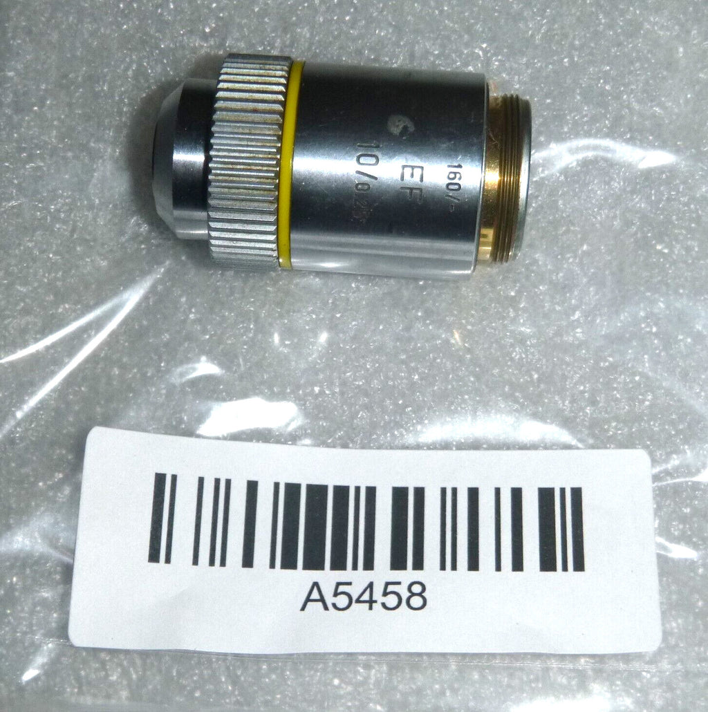 Microscope lens Leitz Wetzlar Germany 519760 160/- EF 10/0.25