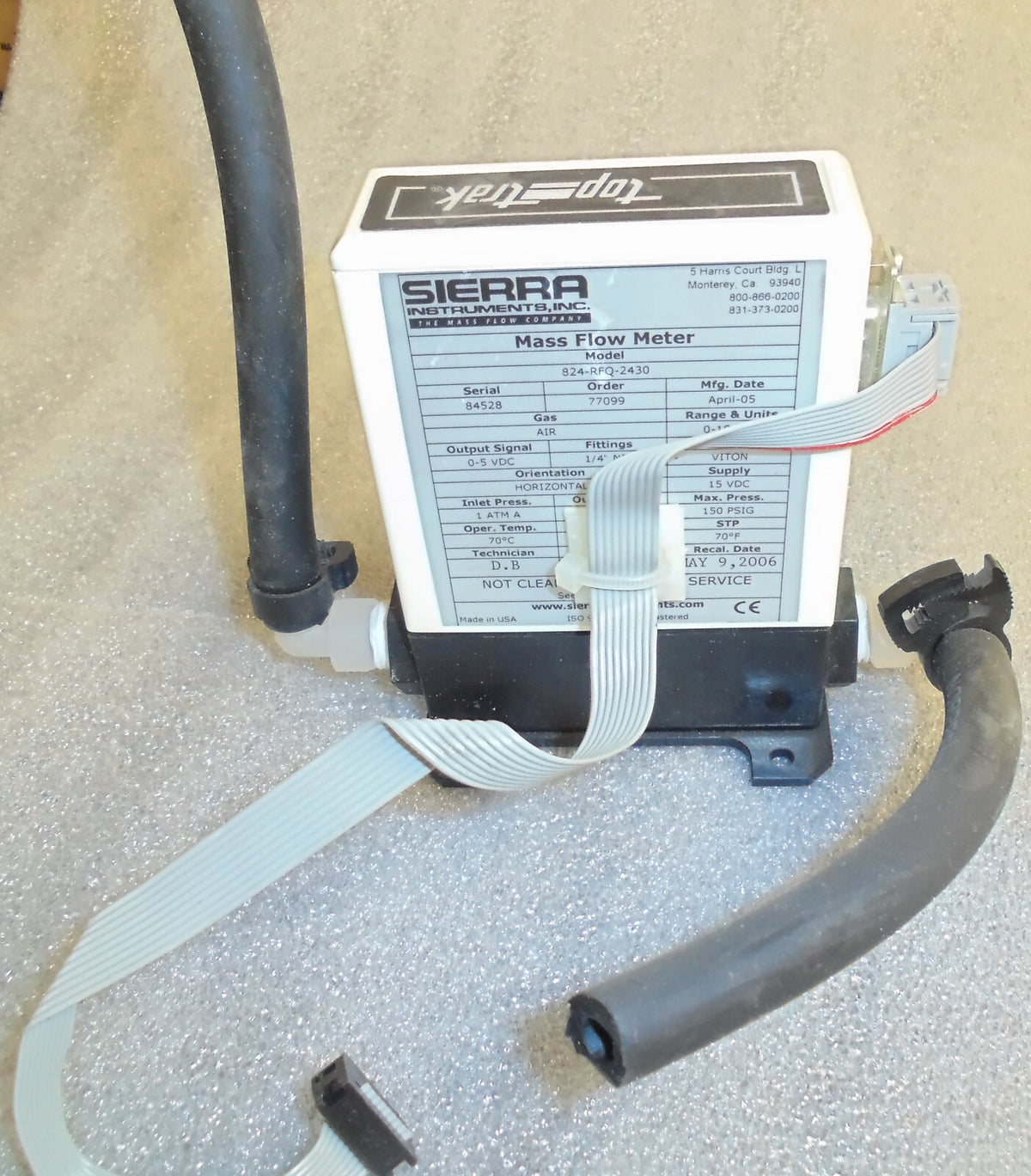 TOP-TRAK SIERRA MASS FLOW METER 824-RFQ-2430