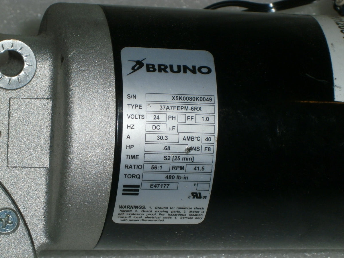BRUNO STAIRLIFT 2020 CRE-2110 MOTOR WITH BOLTS VERY GOOD CONDITION