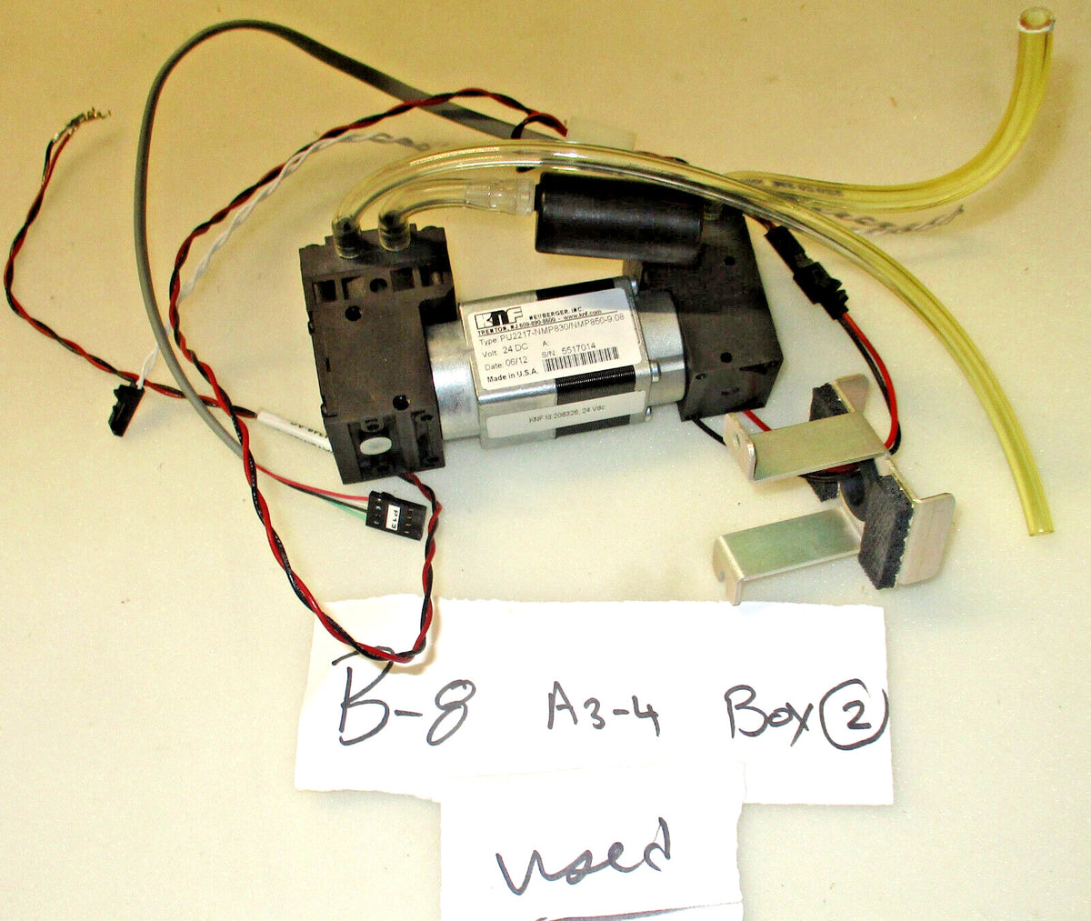 KNF TYPE PU2217-NMP830-NMP 850-9 AND V 24 DC