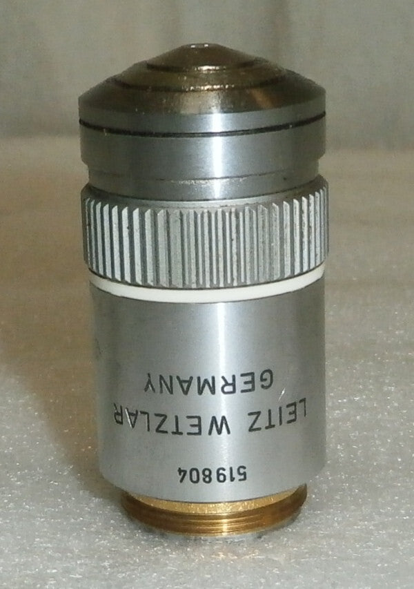 LEITZ 519804/ EF 100X/1.25 OEL 160/0.17 MICROSCOPE OBJECTIVE A0493