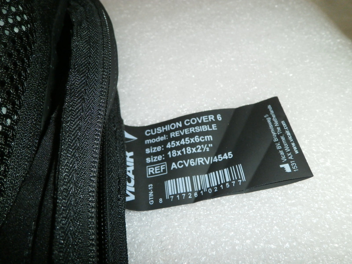 VICAIR O2 Adjuster 6 WHEELCHAIR CUSHION 18 X 18 X 2.5 INCH WITH COVER