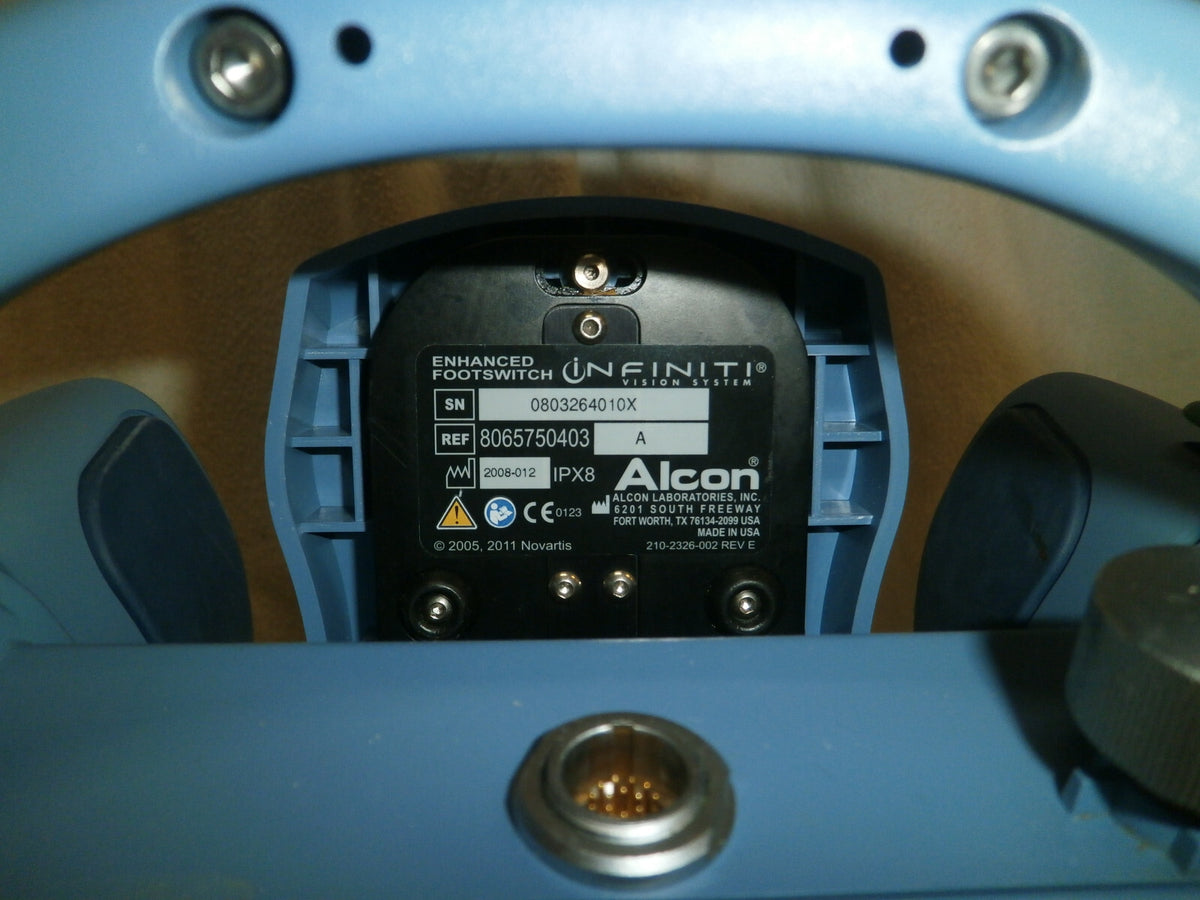 ALCON INFINITI ENHANCED FOOTSWITCH 8065750403A Foot Pedal VISION SYSTEM