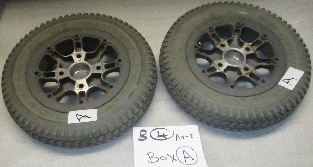 A1 QUICKIE XPERIENCE WHEELCHAIR AIR TIRES 3.00-8 VERY GOOD CONDITION
