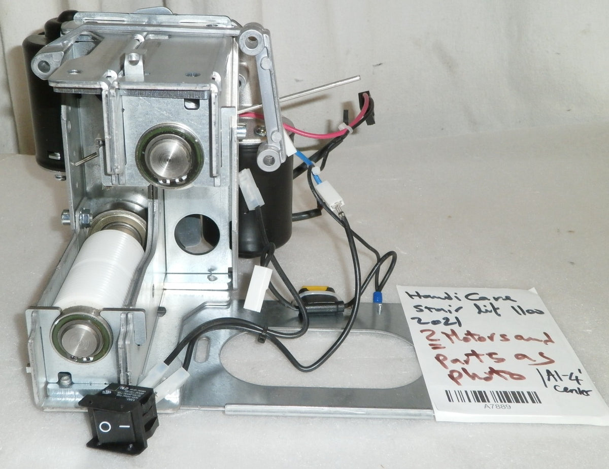 Handicare Stairlift 1100 2021 2 Motors Gearbox Assembly and Parts as Photos